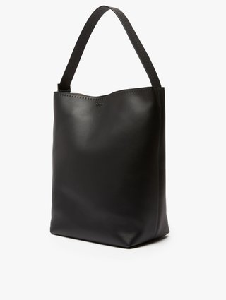 Черная сумка MAX MARA из кожи: фото 3 - Invogue