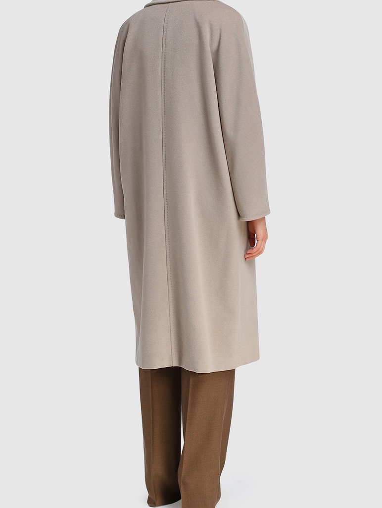 Кремовое пальто MAX MARA из шерсти и кашемира: фото 2 - Invogue