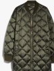 Зелений пуховик MAX MARA стьобаний: фото 3 - Invogue