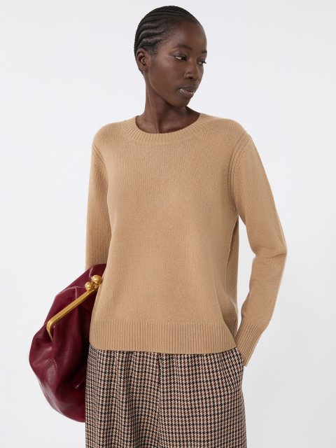 Коричневий светр WEEKEND MAX MARA з кашеміру: фото 4 - Invogue