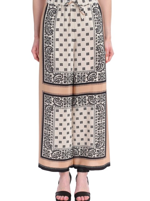 Бежевые брюки WEEKEND MAX MARA: фото 3 - Invogue