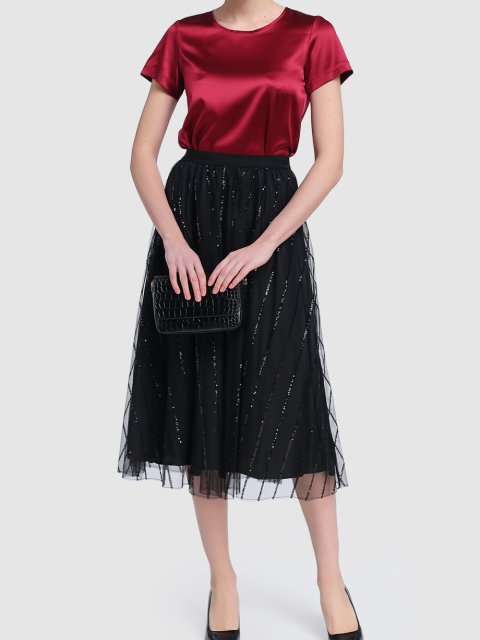 Чёрная юбка MAX&CO: фото 1 - Invogue