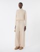 Кремові брюки WEEKEND MAX MARA з вовни та кашеміру: фото 1 - Invogue