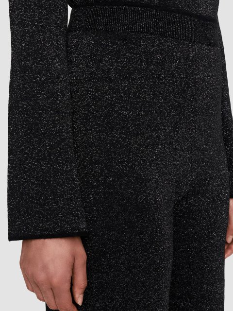 Черные брюки JOSEPH с люрексом: фото 3 - Invogue