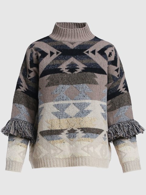 Кремовый свитер WEEKEND MAX MARA: фото - Invogue