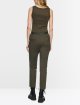 Оливковые брюки MARC CAIN из смеси хлопка: фото 3 - Invogue