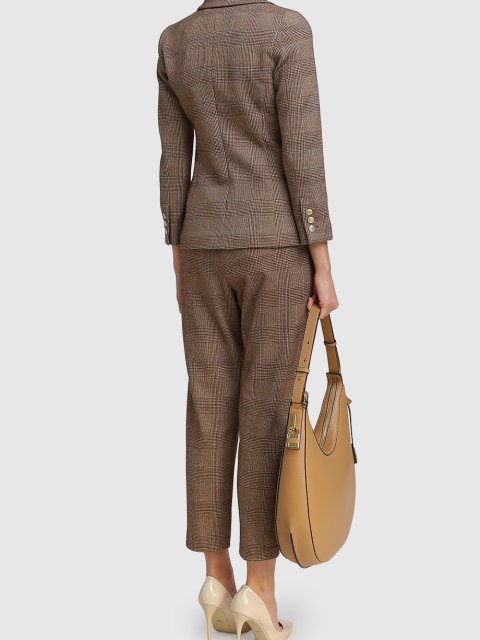 Коричневые брюки MARELLA: фото 2 - Invogue