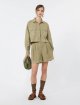 Оливкова сорочка Weekend Max Mara з бавовни: фото 1 - Invogue