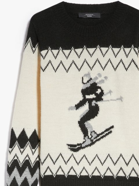 Сірий светр WEEKEND MAX MARA : фото 3 - Invogue