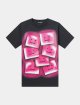Черная футболка Acne Studios с принтом: фото - Invogue