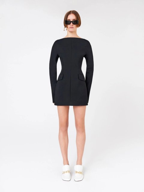 Чорна сукня SPORTMAX з каді: фото 1 - Invogue