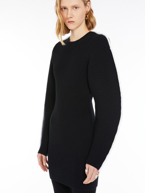Чорна сукня Sportmax трикотажна: фото 4 - Invogue