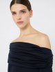 Темно-синій топ MAX MARA з чистої вовни: фото 4 - Invogue