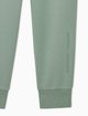 Зелёные брюки Emporio Armani из полиэстера и модала: фото 1 - Invogue