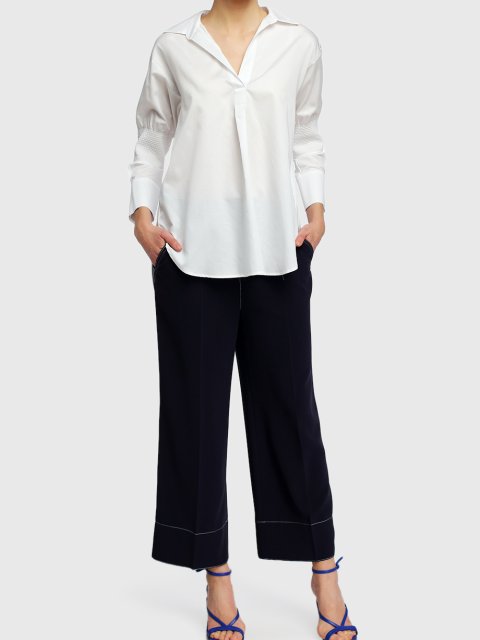 Синие брюки MARC CAIN: фото 1 - Invogue