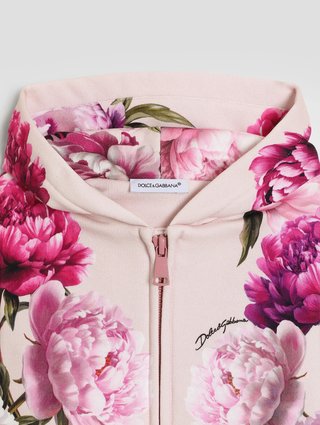 Костюм Dolce&Gabbana з квітковим принтом із бавовни: фото 3 - Invogue