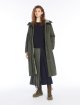 Темно-синя спідниця WEEKEND MAX MARA з атласу та вовни: фото 1 - Invogue