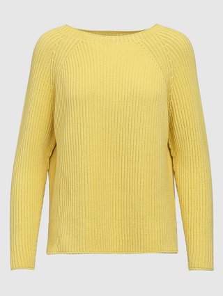 Жёлтый свитер WEEKEND MAX MARA: фото - Invogue