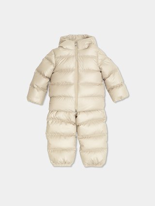 Бежевая куртка, брюки MONCLER ENFANT: фото - Invogue