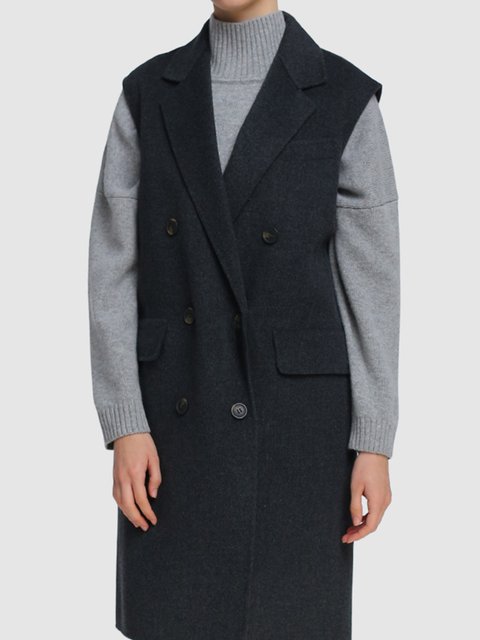 Тёмно-серый жилет WEEKEND MAX MARA: фото 3 - Invogue