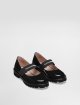 Сині балетки DOLCE&GABBANA KIDS зі шкіри: фото 1 - Invogue