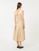 Бежева сукня Weekend Max Mara з суміші бавовни: фото 3 - Invogue