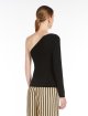 Чорний топ Max Mara на одне плече: фото 3 - Invogue