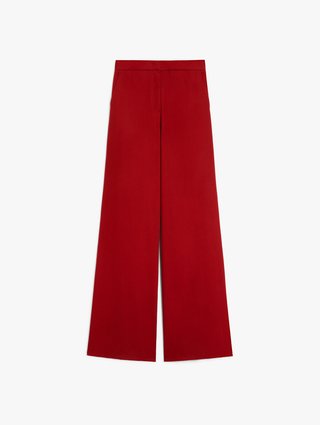 Красные брюки Max Mara хлопчатобумажные: фото - Invogue