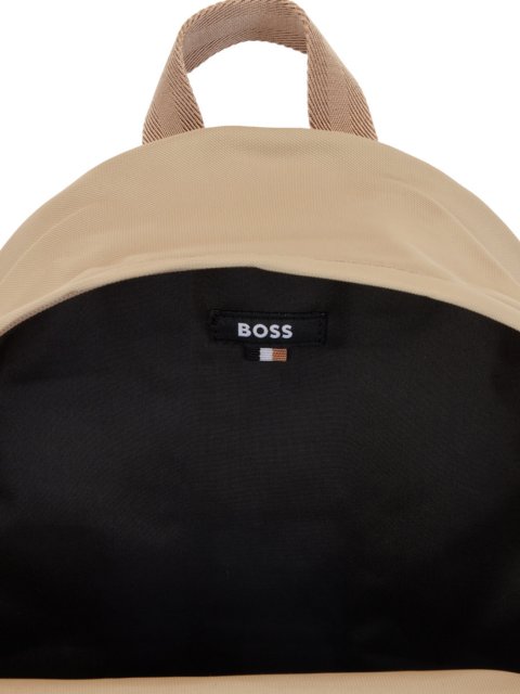 Бежевый рюкзак BOSS: фото 4 - Invogue