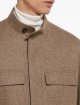 Темно-коричнева сорочка ZEGNA з кашеміру: фото 4 - Invogue