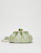 Зеленая сумка Pasticcino Weekend MaxMara с цветочным узором: фото - Invogue