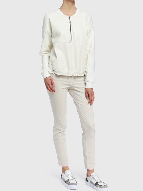 Кремовые джинсы MARC CAIN: фото 2 - Invogue