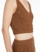 Коричневий топ MAX MARA : фото 3 - Invogue