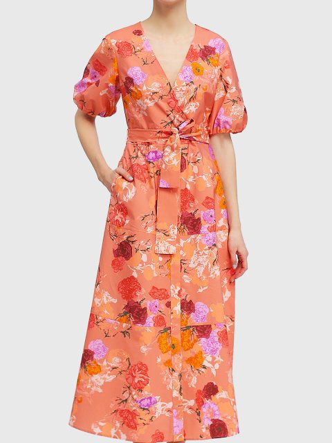 Розовое платье MAX&CO: фото 3 - Invogue