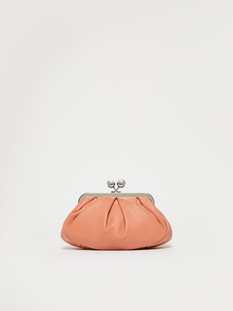 Розовая сумка Weekend MaxMara из кожи наппа: фото 2 - Invogue