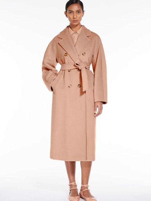 Світло-рожеве пальто MAX MARA з суміші вовни та кашеміру: фото 4 - Invogue