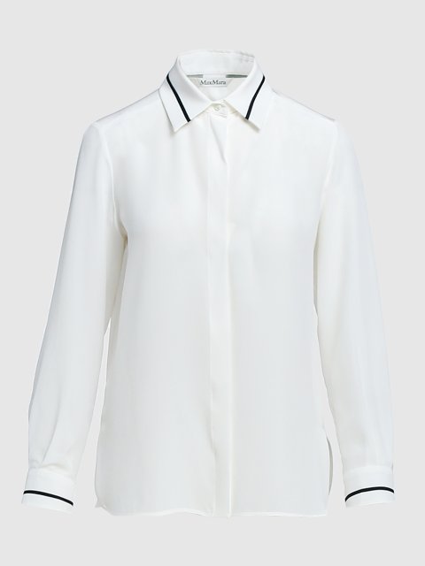 Белая рубашка MAX MARA: фото - Invogue