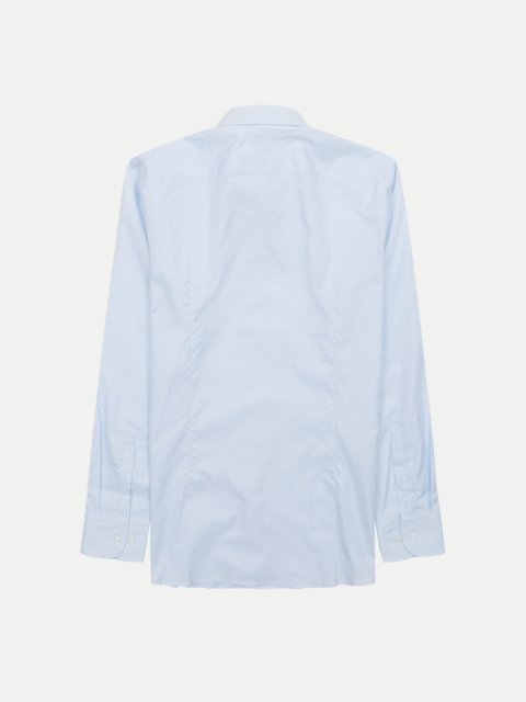 Блакитна сорочка BOSS бавовняна: фото 1 - Invogue