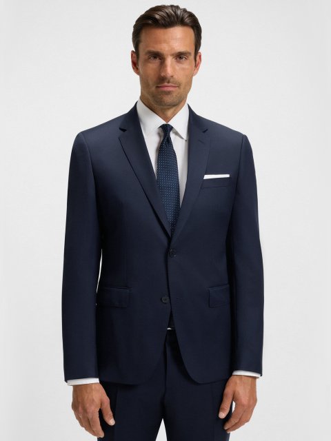 Темно-синій піджак BOSS з вовни: фото 2 - Invogue