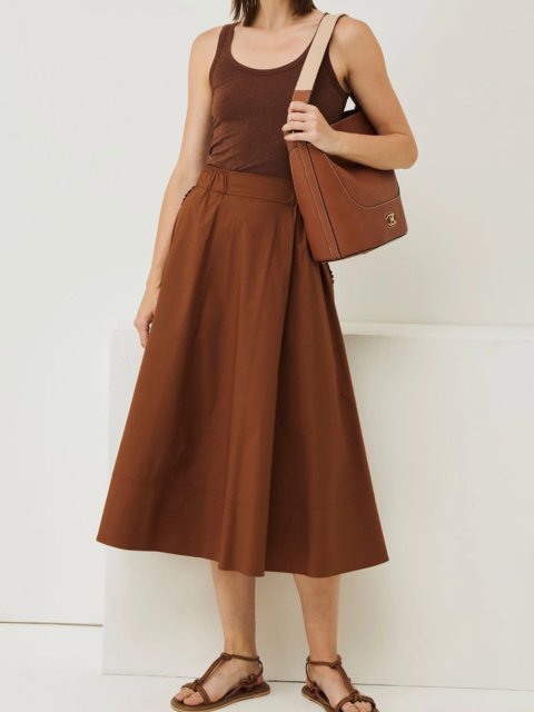 Коричневые босоножки MARELLA: фото 4 - Invogue