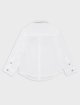 Белая рубашка EMPORIO ARMANI KIDS из хлопка: фото 1 - Invogue