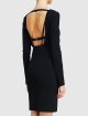 Чёрное платье HELMUT LANG: фото 4 - Invogue