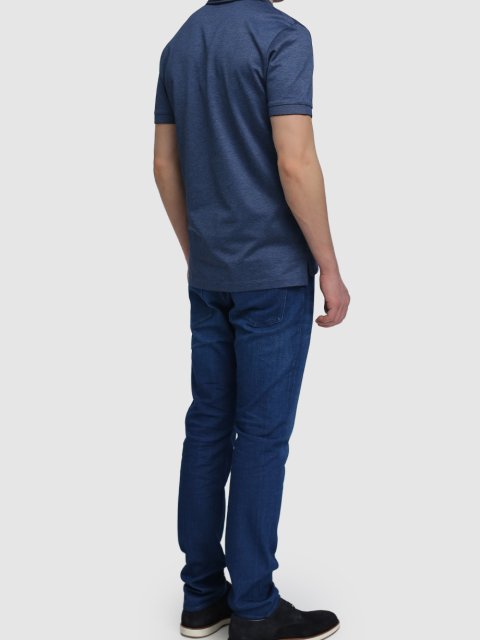 Синє поло BOSS : фото 2 - Invogue