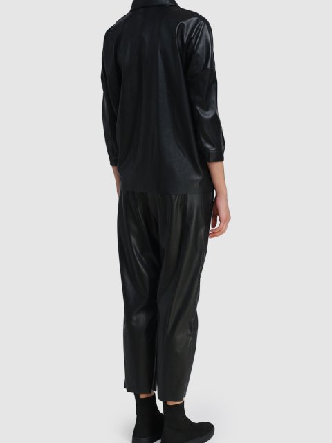 Чёрная рубашка MAX&CO: фото 2 - Invogue