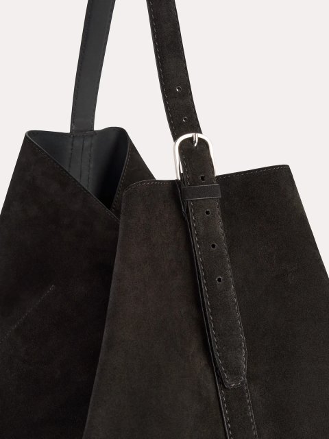 Коричневая сумка TOTEME из кожи: фото 5 - Invogue