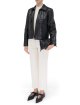 Чорна куртка MAX MARA зі шкіри: фото 1 - Invogue