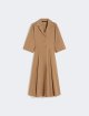 Коричнева сукня-сорочка Weekend Max Mara з бавовни: фото - Invogue