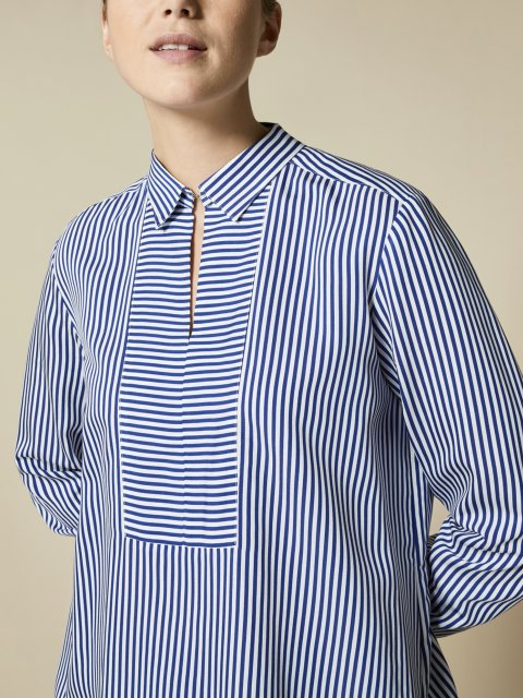 Белая рубашка MARINA RINALDI: фото 2 - Invogue