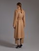 Темно-бежеве пальто MAX MARA прямого крою: фото 2 - Invogue