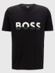 Чёрная футболка BOSS: фото - Invogue